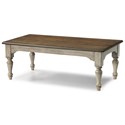 Flexsteel Wynwood Collection Plymouth Rectangular Cocktail Table - Item Number: W1447-031